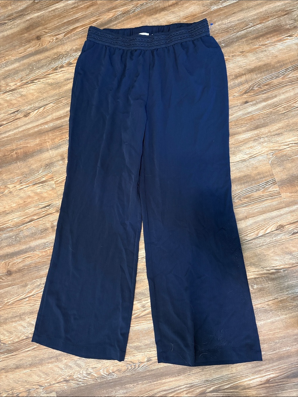 New York & Company Navy Wide-Leg Women’s Trousers